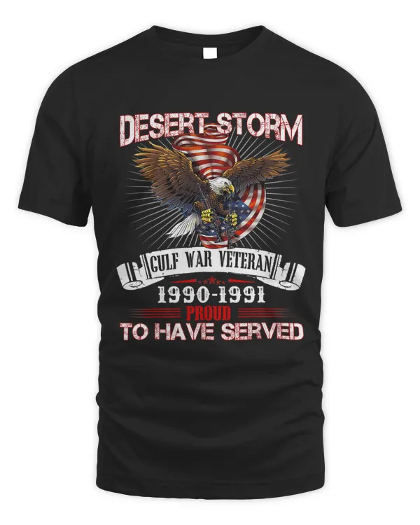 Desert Storm Veteran T Shirt Veteran Proud for Fathers Day 68