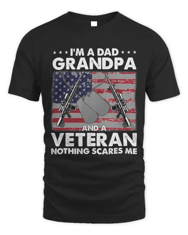 Im A Dad Grandpa Veteran Fathers Day For Men Women Present 91