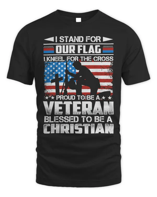 Proud To Be A Veteran Blessed To Be A Christian 66