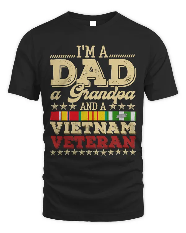 Dad Grandpa Vietnam Veteran Vintage Shirt Mens Gifts 208