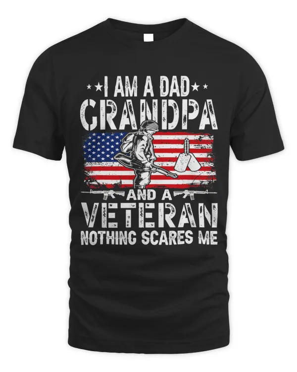 Im A Dad Grandpa And Veteran Fathers Day Funny Retro 383