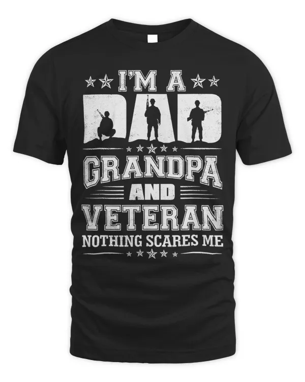 Funny Dad Grandpa Veteran Design Veteran Daddy Fathers Day 368