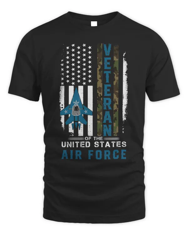 US Military Veteran Camo American Flag 152