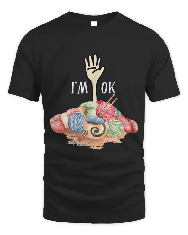 Cute Crocheter I m Ok Crochet And Knitting Funny Crocheting Yarn Sewing