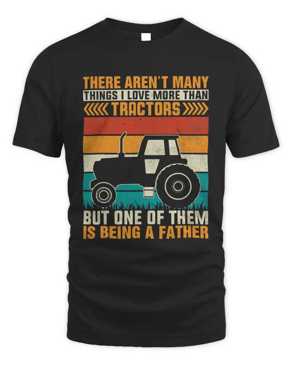 Mens I Love Tractors and Being A Father Farmer Daddy555511