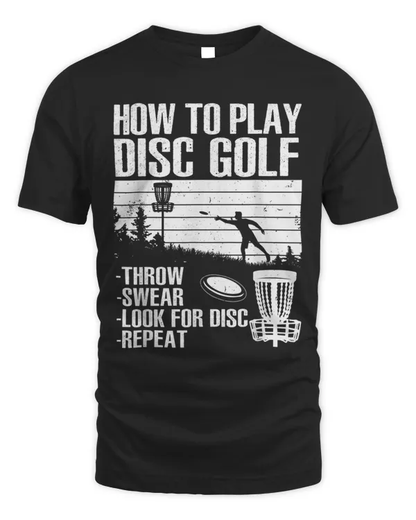 Disc Golf Shirt Funny Retro No Little Balls Disc Golf Gift