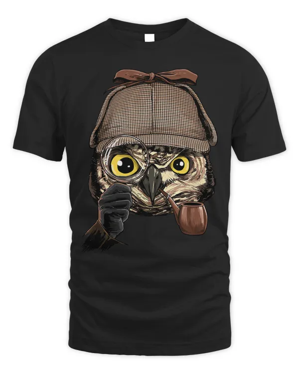 Owl Detective Wildlife Owl Bird Lover 113