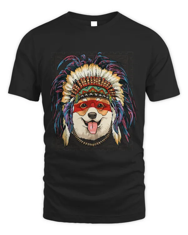 Native Indian Corgi Native American Indian Dog Lovers 432