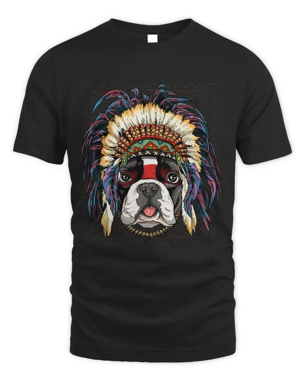 Indian French Bulldog Native American Indian Dog Lovers 518