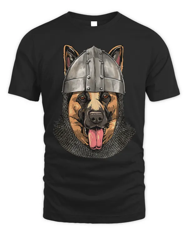 Medieval German Shepherd Knight Warrior Dog Lover 10