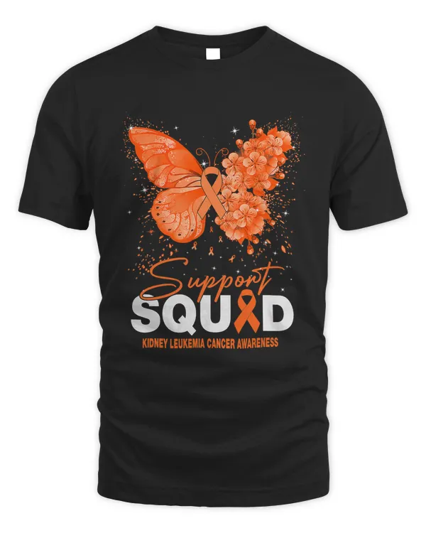 Kidney Leukemia Cancer Awareness Support Squad Butterfly