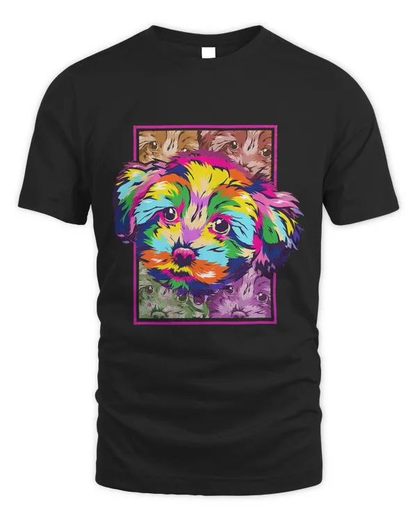 Cute Maltipoo Dog Lover Pop Art Maltipoo Dog Owner 298