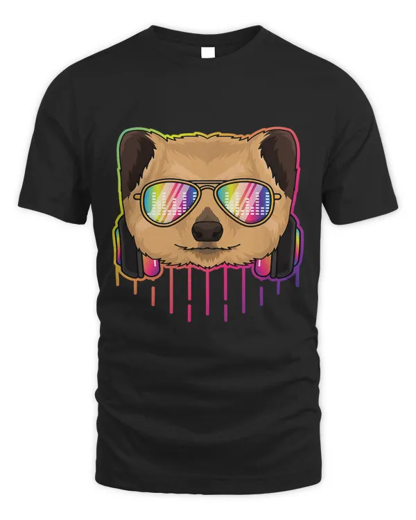 Music Mongoose Dj With Headphones Musical Mongoose Lovers 427