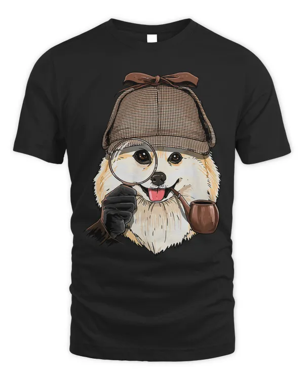 Pomeranian Detective Pomeranian Dog Lover 106