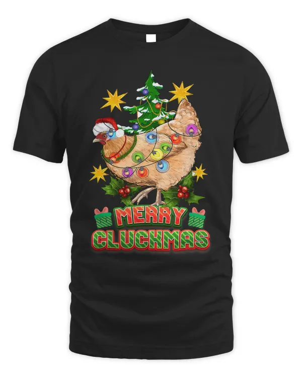 Merry Cluckmas Christmas Chicken Christmas Tree Light270
