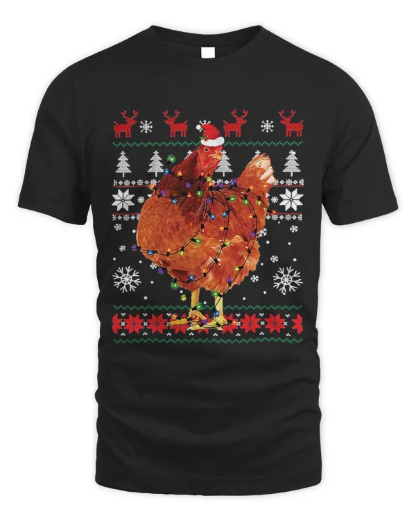 Chicken Sweater Christmas Light Tree Decoration Xmas Santa185