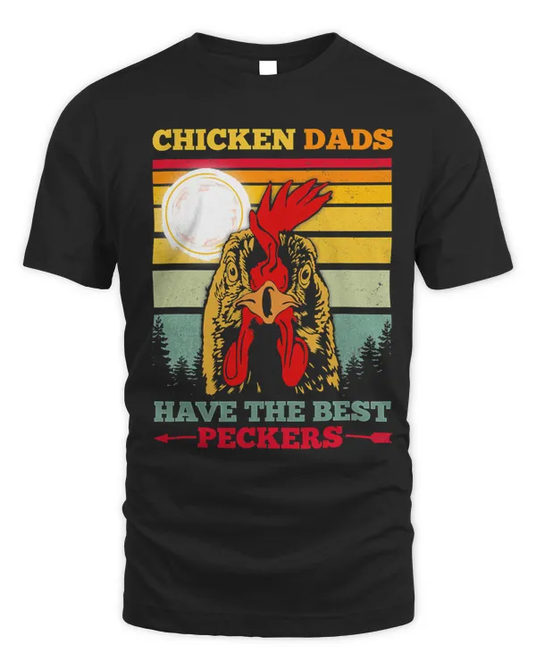 Vintage Retro Chicken Dads Have The Best Peckers Farmer61