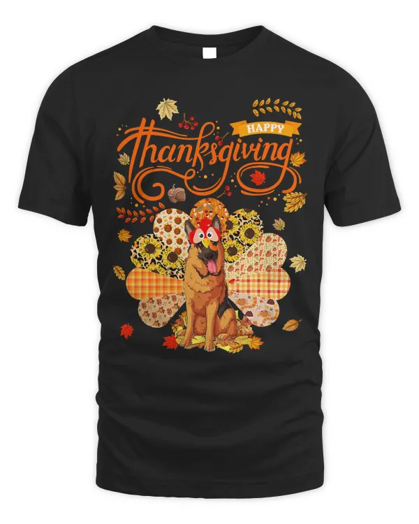 Turkey Dog German Shepherd Happy Thanksgiving Autumn Lover310