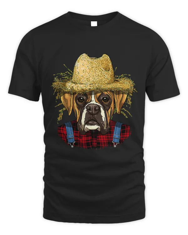 German Boxer Farmer Farming Agriculture Pet Boxer Dog Lover 94
