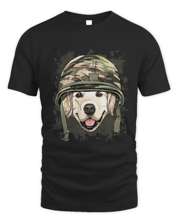 Golden Retriever Soldier Veteran DogArmy Dog Lover 624