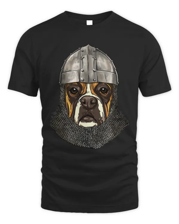 Medieval Boxer Knight Warrior Dog Lover 25