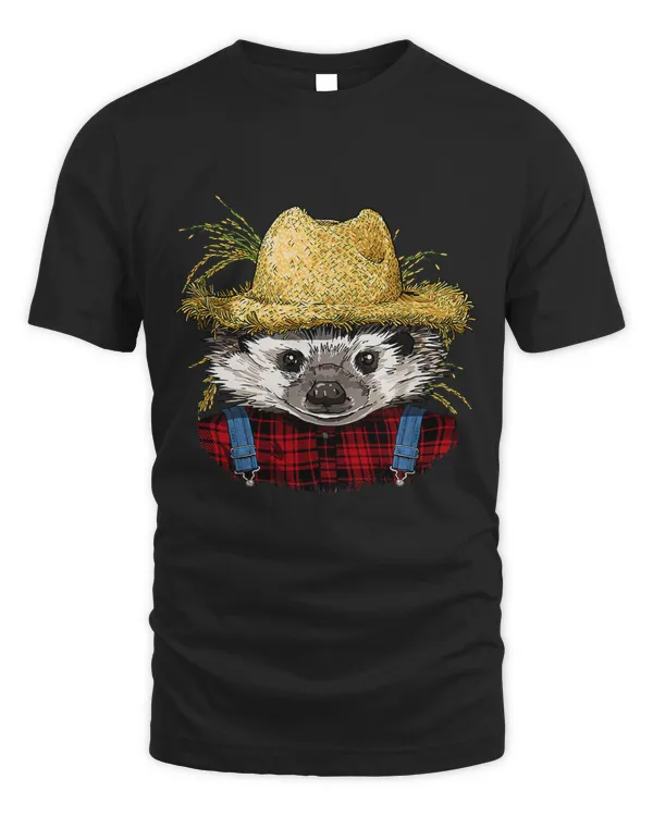 Hedgehog Farmer Farming Agriculture Rancher Animal Lover 139