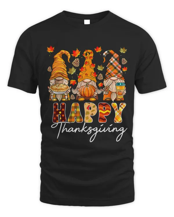 Three Gnomes Pumpkin Fall Season Autumn Happy Thanksgiving68