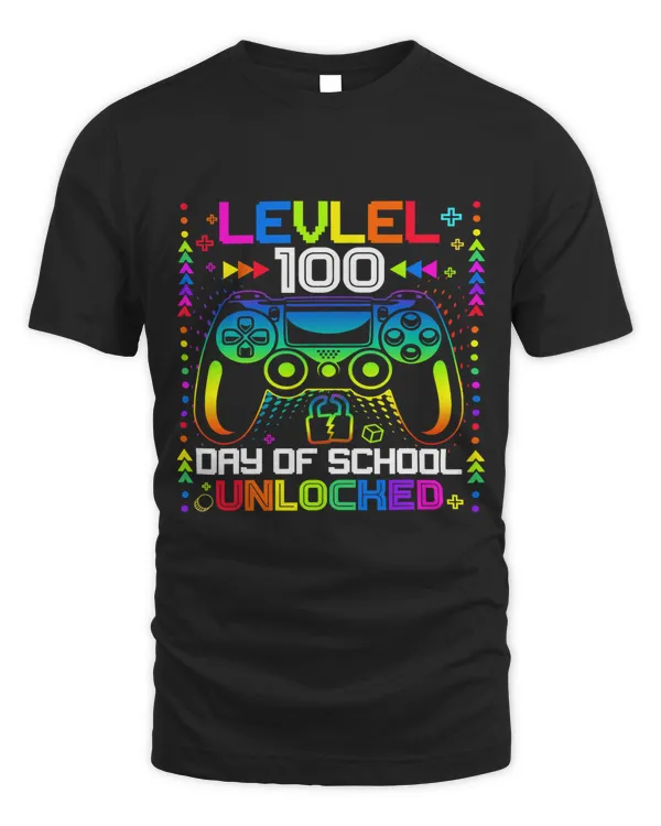 Happy 100th Day of School Video Gamer Level 100 Unlocked110
