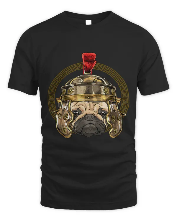 Pug in Roman Helmet Centurion Legionnaire Dog Lover 226