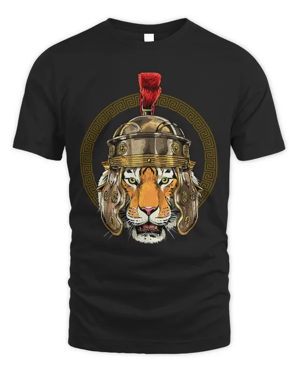 Tiger in Roman Helmet Centurion Legionnaire Tiger Lover 247