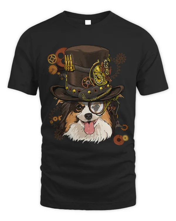 Steampunk Papillon Dog Continental Toy Spaniel Pet Dog Lover 2