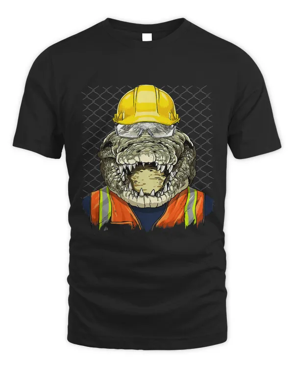 Crocodile Construction Worker Reptile Crocodile Alligator 240