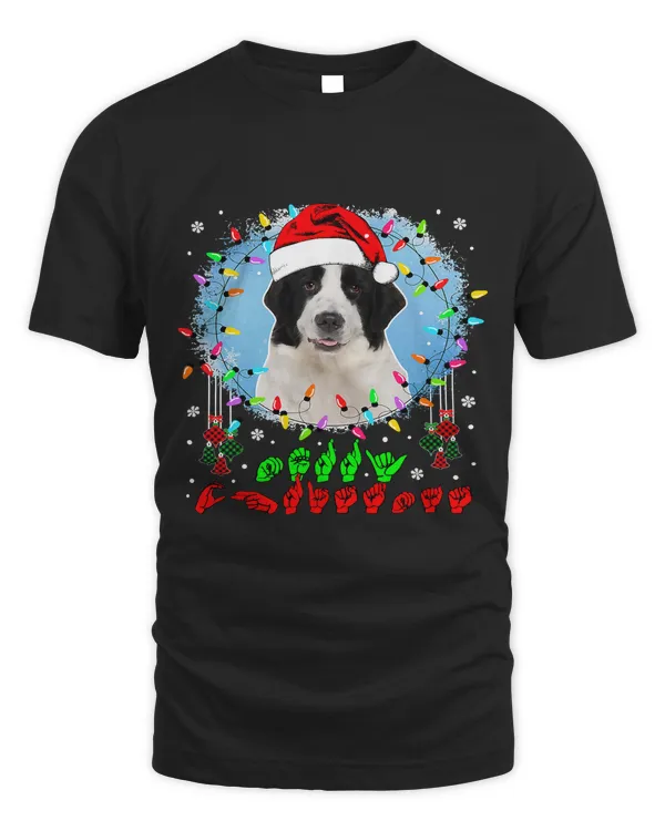 Merry Christmas Hands Sign Language Santa Landseer Lover140