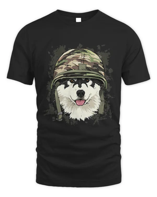 Alaskan Malamute Soldier Veteran DogArmy Dog Lover 622