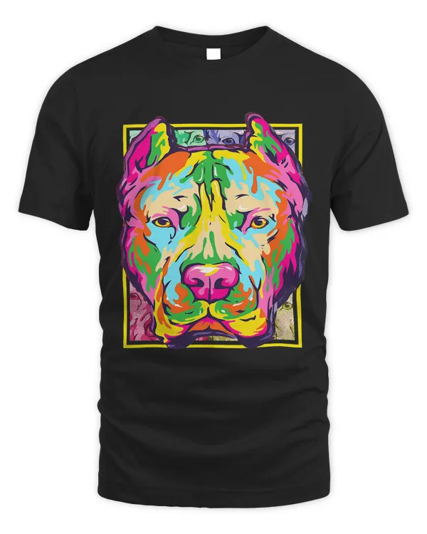 Cute Pit Bull Dog Lover Pop Art Pit Bull Dog Owner 303
