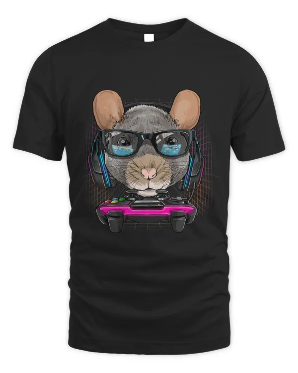 Gaming Rat Video Gamer Player Animal Lover 98