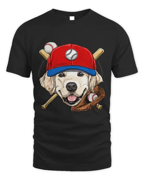 Golden Retriever Baseball Player Coaches Catcher Dog Lovers253