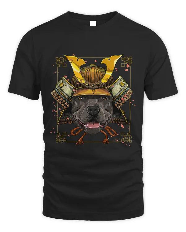 Samurai Pit Bull Dog Warrior Samurai Lovers Gift 251
