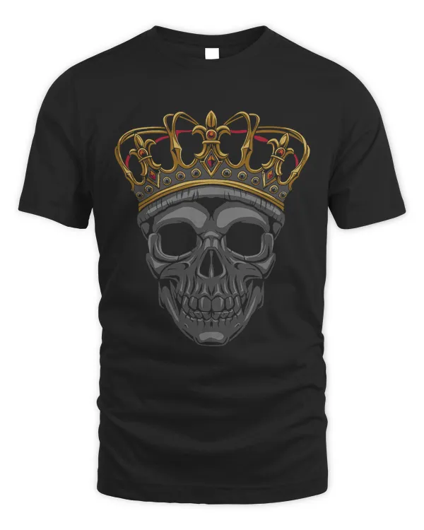 Demonic Death King Skull Crown Metalhead Gothic Emo Punk 247