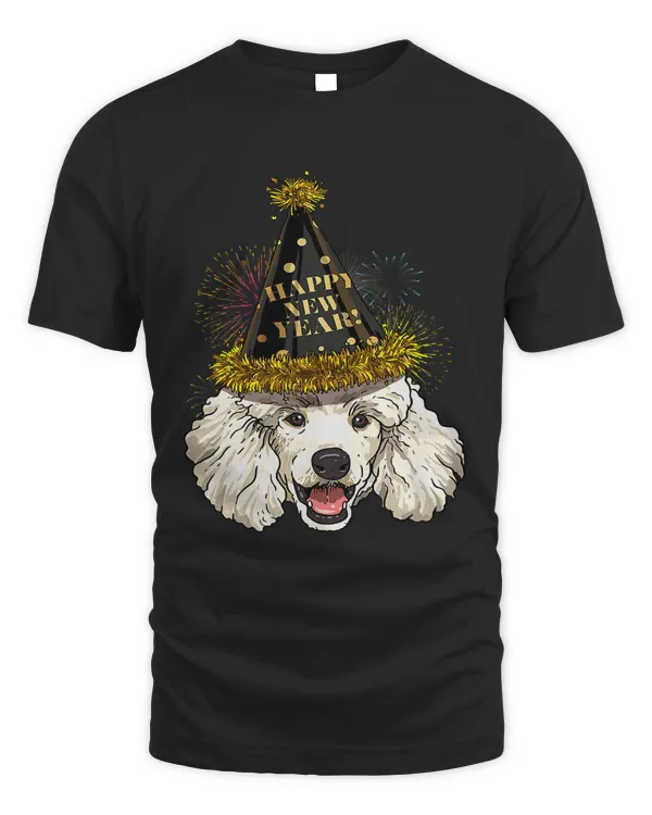New Year Poodle Dog Lover Pet New Years Eve Party Countdown106