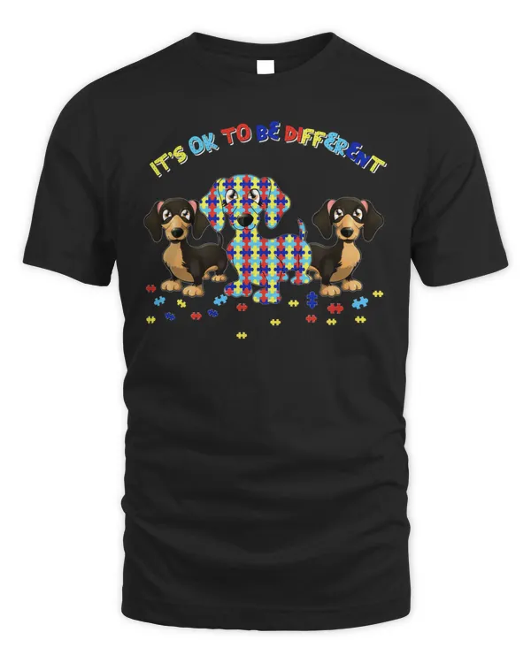 Autism Autistic Its Ok To Be Different Dachshund Autism Awareness Autism Awareness