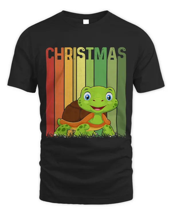 Christmas Retro Turtle Cute Group Matching Xmas Holiday 559