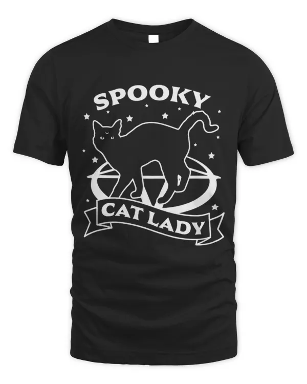 Cute Cat Spooky Cat Lady Funny Goth Halloween Black Cat Lover Cute Cat Spooky Cat Lady Funny Goth Halloween Black Cat Lover