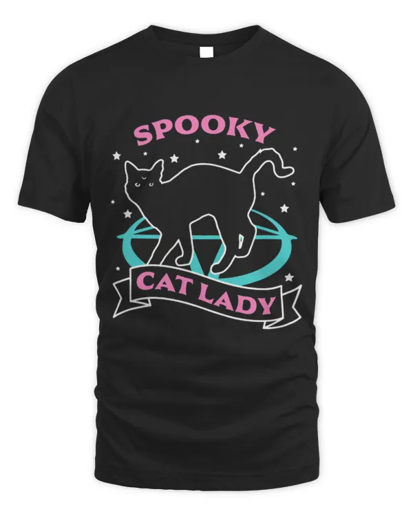 Cute Cat Spooky Cat Lady Pastel Goth Halloween Black Cat Lover Cute Cat Spooky Cat Lady Pastel Goth Halloween Black Cat Lover