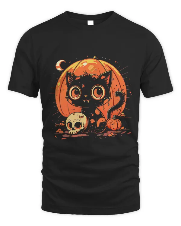 Cute Cat Spooky Cat Skull Fall Pumpkin Halloween Goth Cute Cat Cute Cat Spooky Cat Skull Fall Pumpkin Halloween Goth Cute Cat