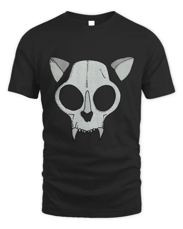 Cute Cat Spooky Cat Skull Halloween Creepy Horror Kitty Skeleton Face Cute Cat Spooky Cat Skull Halloween Creepy Horror Kitty Skeleton Face