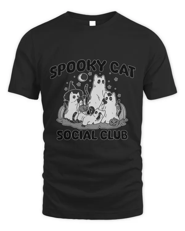 Cute Cat Spooky Cat Social Club Ghost Cat Halloween Gothic Black Cat 1 Cute Cat Spooky Cat Social Club Ghost Cat Halloween Gothic Black Cat 1