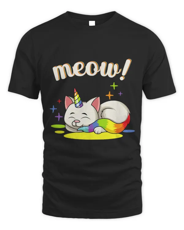 Cute Cat Unicorn Cat Eating Ice Cream Unicorn Pajama For Girls Cute Cat Unicorn Cat Eating Ice Cream Unicorn Pajama For Girls