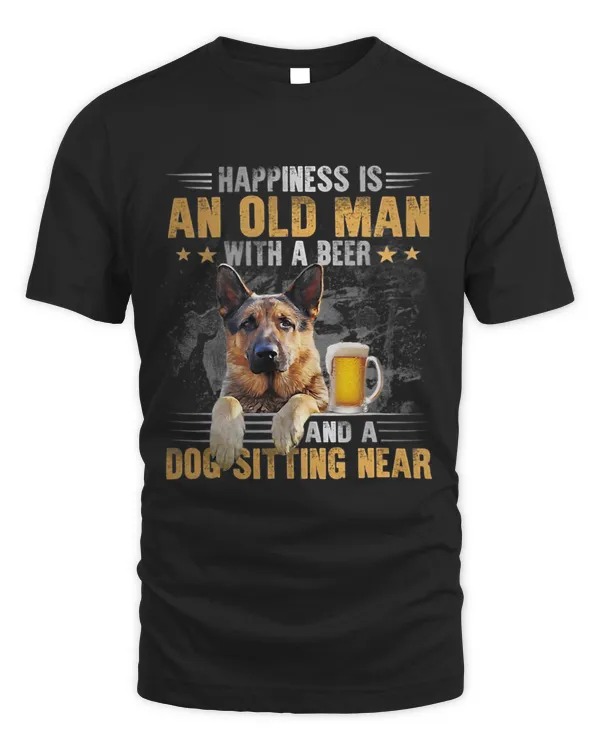 Happiness Is An Old Man With A Beer And A Dog Sitting Near14
