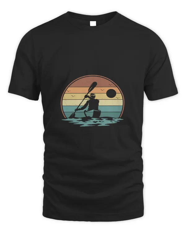 Kayak Lover Vintage Retro Kayaking Kayak Boat Boating